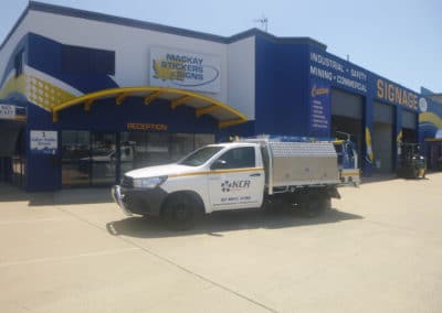 Kempster Commercial Refrigeration vehicle signage